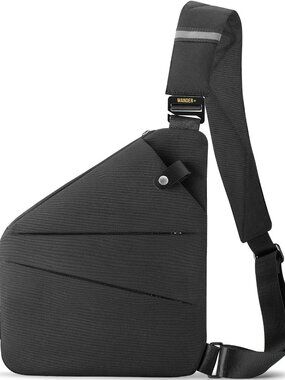 Anti Theft Crossbody Travel Bag for Women Men, Multi-Pocket Crossbody Bag, Slim